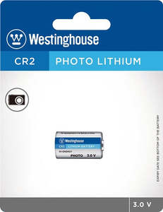 Westinghouse Photo Lithium CR2, 3 Volt Lithium