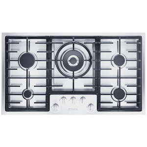 Miele 88cm Stainless Steel Gas Cooktop
