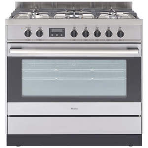 Ovens: Haier 90cm Dual Fuel Freestanding Cooker