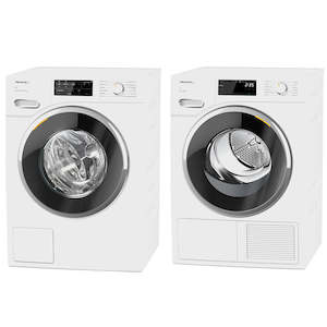 Matching Pairs: Miele 9kg Washer with PowerWash + 8kg Dryer