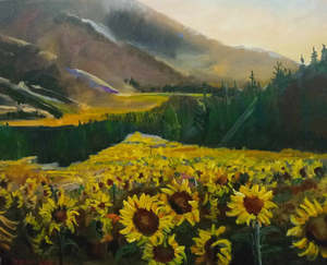 Tanya Celine Walker: Tanya Celine Walker-From the Crown Range Sunflowers