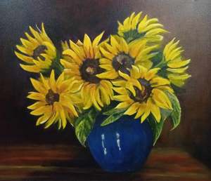 Tanya Celine Walker: Tanya Celine Walker-Pot of Gold, Sunflowers