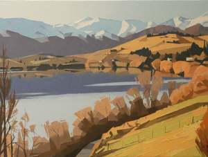 John Gillies-Lake Hayes from the Community Hall