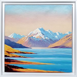 Blair Greig: Blair Greig-Aoraki Mount Cook evening