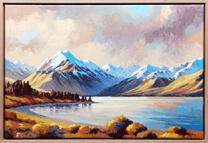 Blair Greig: Blair Greig-Warm light, Aoraki Mount Cook