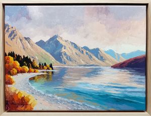 Blair Greig-Luminous evening, Lake Wakatipu