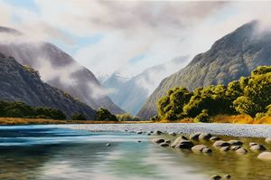 Blair Greig-Emerging light, Eglinton River