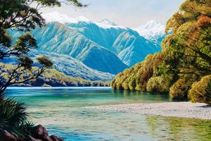 Blair Greig: Blair Greig-A shaded spot, Clinton River.