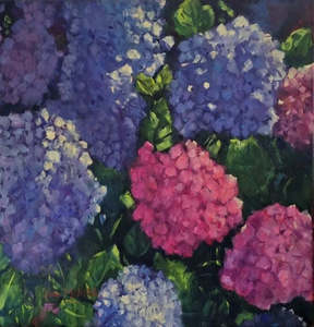 Jane Mcintosh: Jane McIntosh- Blue and Blush