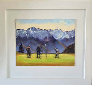 Jane McIntosh- 8th Hole . Wanaka Golf Course