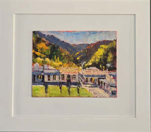 Jane Mcintosh: Jane McIntosh-Looking to Macetown, Arrowtown.