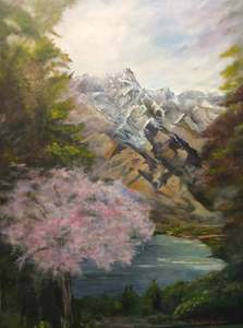 Tanya Celine Walker: Tanya Celine Walker- Spring beneath the Remarkables