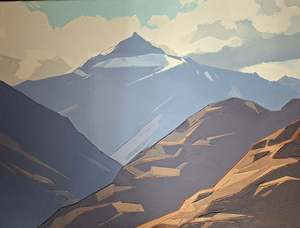 John Gillies: John Gillies-Black Peak Wanaka