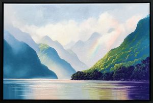 Blair Greig-Light through the rain, Doubtful Sound,