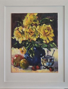 Jane Mcintosh: Jane McIntosh'Friesia's & Silver'