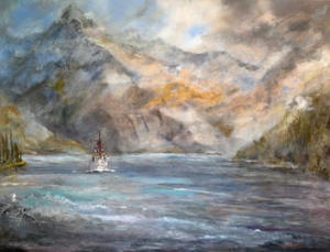 Tanya Celine Walker: Tanya Celine Walker- T.S.S Earnslaw, Lake Wakatipu