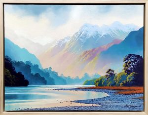 Blair Greig: Blair Greig-Radiant glow, Haast River