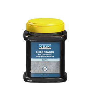 Cement: Black Oxide Powder