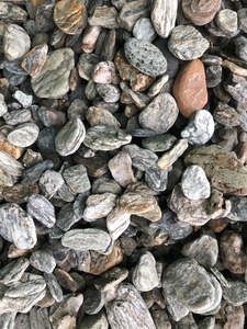 Decorative Pebbles Stones: Queenstown Schist 40-80mm