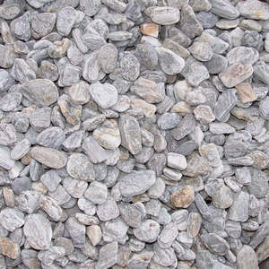 Decorative Pebbles Stones: Gunsmoke Schist - 20L Bag