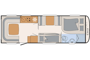 Products: Dethleffs Nomad 730FKR – bunks - Central RV Caravans for sale NZ Dethleffs authorised agent