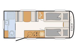 Dethleffs Nomad 490EST - Central RV Caravans for sale NZ Dethleffs authorised agent