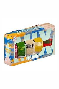 Absolut Mini Set 4 Pack Flavours 50ml S