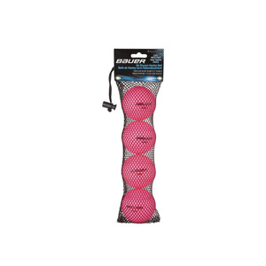 Training Aids: Bauer Practice Ball 4-Pack (Pink)