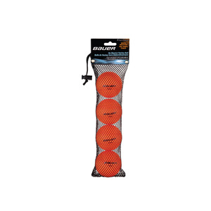 Bauer Practice Ball 4-Pack (Orange)