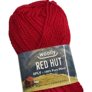 Yarn: Woolly Red Hut 8ply