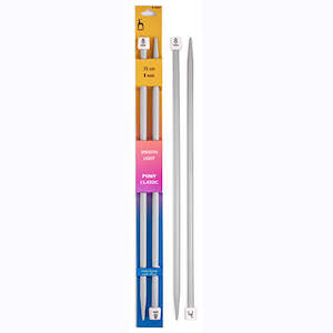 Knitting Needles: Pony Plastic Single Point Needles – 35cm