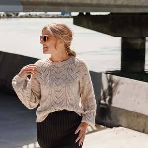 Patterns: Cable Bay Sweater 8ply | Purl Foundry