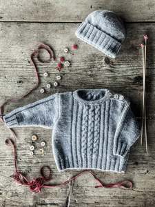 Patterns: Whitley Sweater & Hat 5ply | Lisa F Design BC149