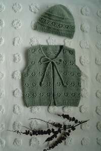 Patterns: Faith Vest & Hat 4ply | Lisa F Design BC89