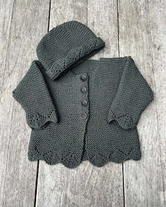 Babies 4 Ply: Bobbie Cardigan & Hat 8ply | The Kiwi Stitch & Knit Co