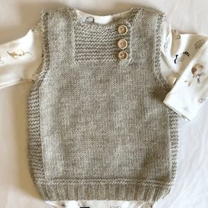 Babies 4 Ply: August Vest | Touch Yarns #121