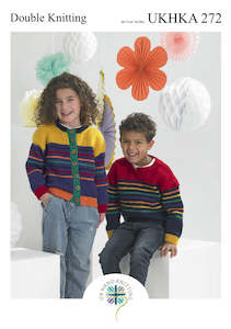 Babies 4 Ply: Sweater and Cardigan | UKHKA 272