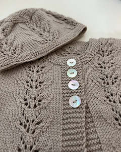 The Kiwi Knit Stitch Company: Abby Petite Cardigan & Hat 4ply | The Kiwi Stitch & Knit Co