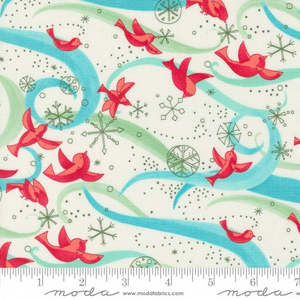 Christmas: Winterly | Birds with Ribbons | Cream | 48761 11