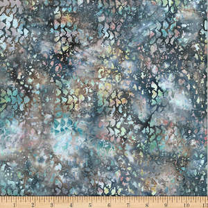 Teal: Woodland Batik | Paradise MR61-512