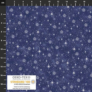 We Love Christmas | Stars & Dots | Blue/Silver | 4591-606