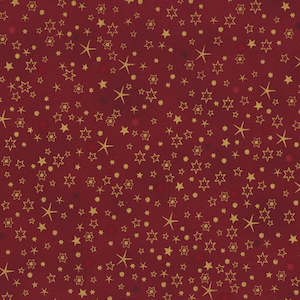Christmas: We Love Christmas | Stars | Red/Gold | 4591-408