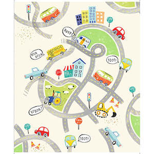 Kids 1: Vroom Vroom | Transportation Playmat 90cm Panel | 30826 E