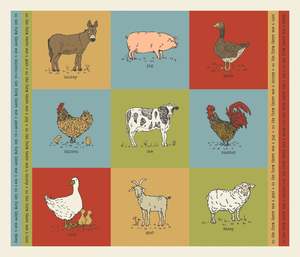 Animals: Farmstead | Panel 90cm | Multi 20908 11