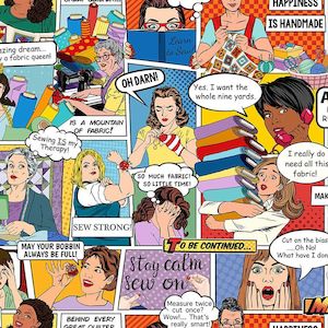 Novelty: Sewing Room | Cartoon | Multi CD2594-MULTI