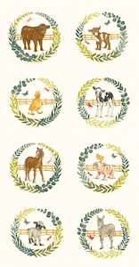 Willow's Farm | Willows Farm Panel 60cm | Cloud 56109-11