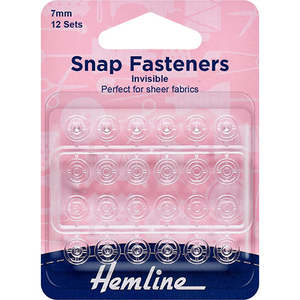 Fasteners: Snap Fasteners | Invisible