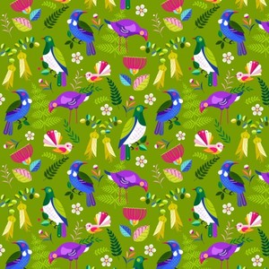 Ellen Giggenbach: Summer Garden | Birds | Green 81570 102