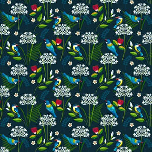 New Zealand: Twilight | Agapanthus | Navy 81950-104