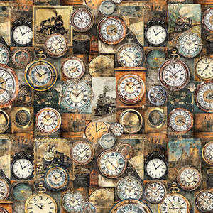 Quilting: Steam & Steel | Clocks | 31636-X
